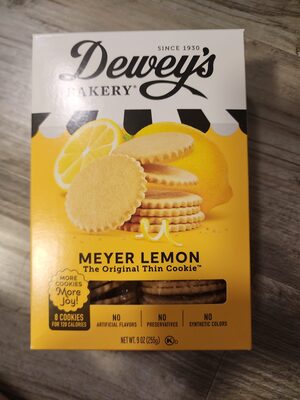 Meyer Lemon Thin Cookies