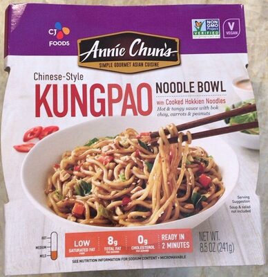 Chinese Style Kung Pao Noodle Bowl