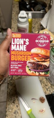 Lion's Mane Mushroom Burger