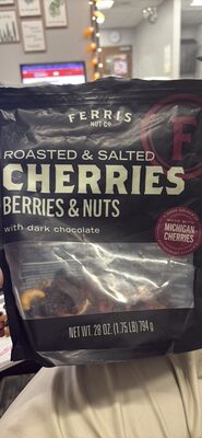 Roasted & Salted Cherries Berries & Nuts with dark chocolate