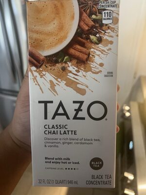 Classic chai latte concentrate for a smooth chai