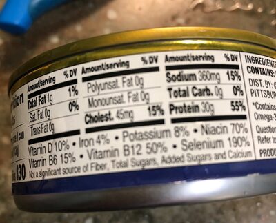 Starkist selects solid white albacore tuna in water