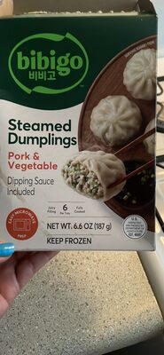 Steamed Dumplings Pork & Vegetable