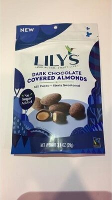 Lily's dark chocolate covered almonds