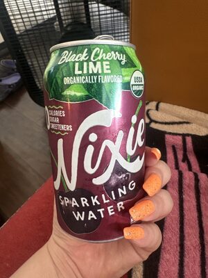 Black Cherry Lime Organically Flavored Sparkling Water