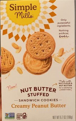 Nut Butter Stuffed Sandwich Cookies