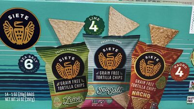 Tortilla Chips Variety Pack: 6 Sea Salt, 4 Lime, 4 Nacho