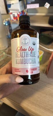 Strawberry Glow Up Kombucha
