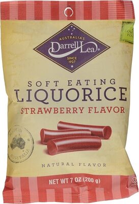 Soft Australian Licorice Strawberry Flavored