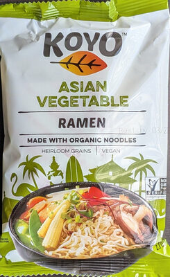 Asian Vegetable Ramen Made With Organic Noodles