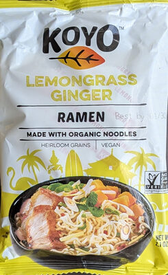 Lemongrass Ginger Ramen Made With Organic Noodles
