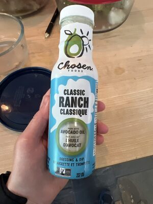 Unsweetened ranch dressing & marinade