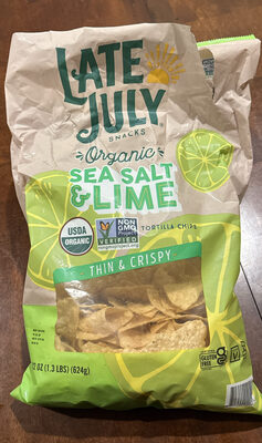 Organic Sea Salt & Lime Tortilla Chips