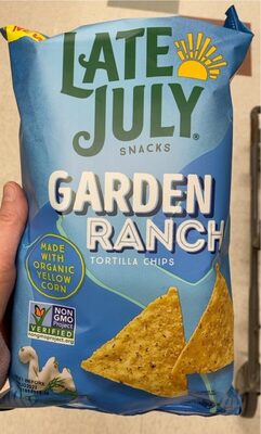 Garden ranch tortilla chips