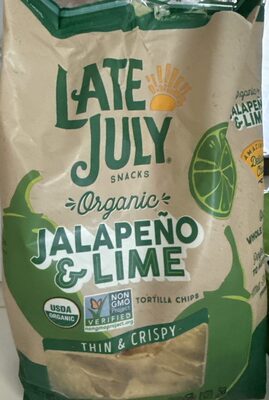 Tortilla chips jalapeno & lime