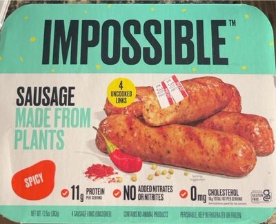 Sausage made from plants