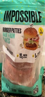 Burger patties made from plants