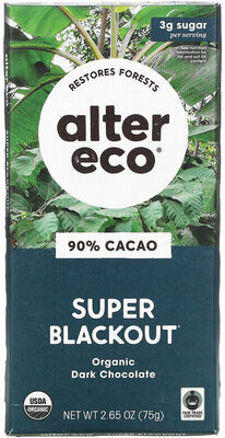 Dark Super Blackout Organic Chocolate