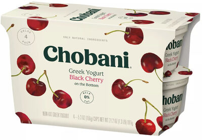 Black Cherry on the Bottom Nonfat Greek Yogurt