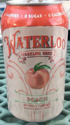 Sparkling Water Peach Naturally Flavored with other Natural Flavors