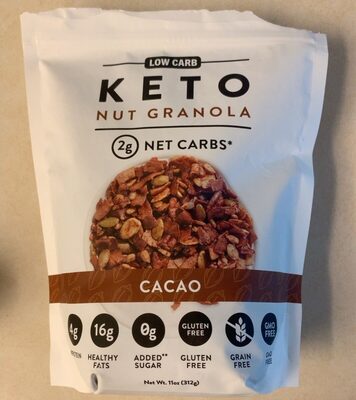 Keto nut granola cacao