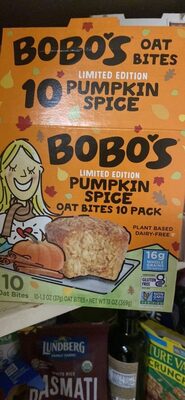 Pumpkin Spice Oat Bites