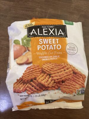 waffle cut sweet potato seasoned fries