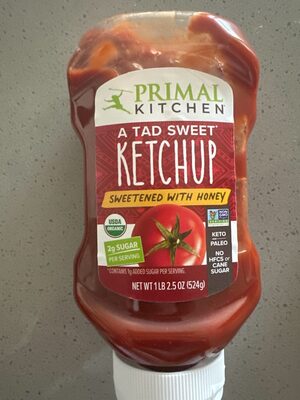 A Tad Sweet Ketchup sweetened with honey