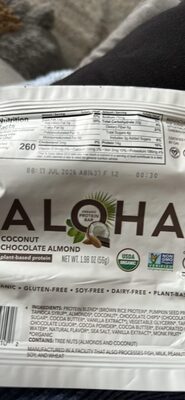 Coconut Chocolate Almond Organic Protein Bar