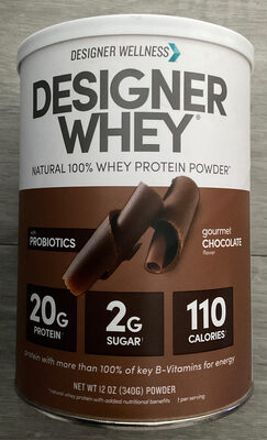 Designer Whey natural 100% whey protein powder