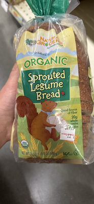 Organic Sprouted Legume Bread