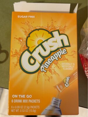 Crush pineapple drink mix