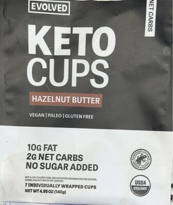 Hazelnut Butter Keto Cups