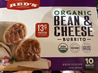 Organic Bean & Cheese Burrito