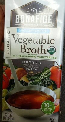 Organic Vegetable Broth - No Salt Added