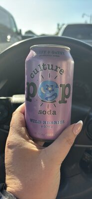 Culture Pop soda Wild Berries & lime