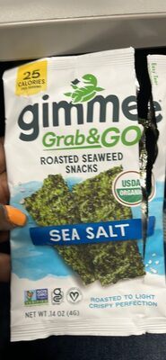 ROASTED SEAWEED SNACKS SEA SALT