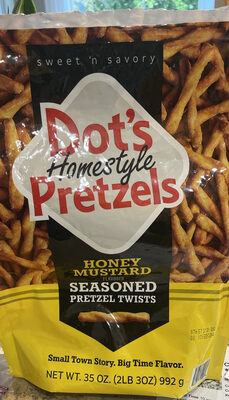 Honey Mustard Flavored Seasoned Pretzel Twists