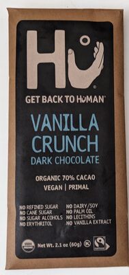 Vanilla Crunch Dark Chocolate Bar