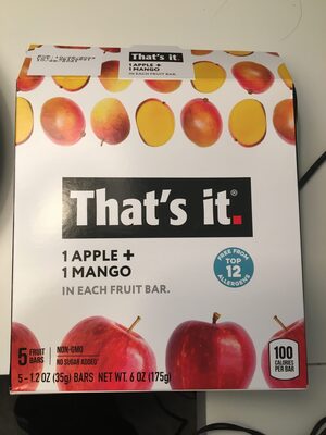 That’s It Fruit bar