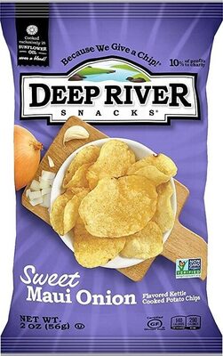 Sweet maui onion kettle cooked potato chips