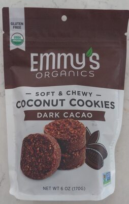 Organic Dark Cacao Coconut Cookies