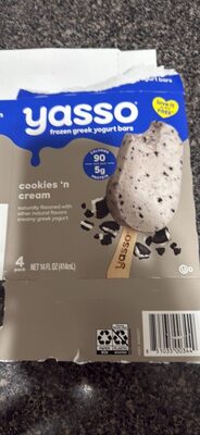 cookies 'n cream frozen greek yogurt bars