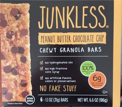 Peanut Butter Chocolate Chip Granola Bar