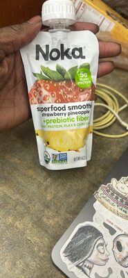 superfood smoothie strawberry pineapple +prebiotic fiber