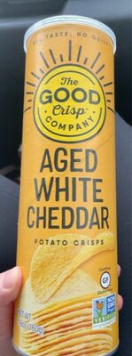 Stacked Potato Crisps - Aged White Cheddar