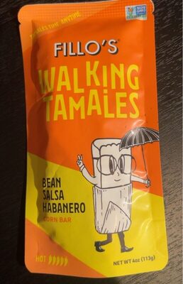 Bean Salsa Habanero Walking Tamales