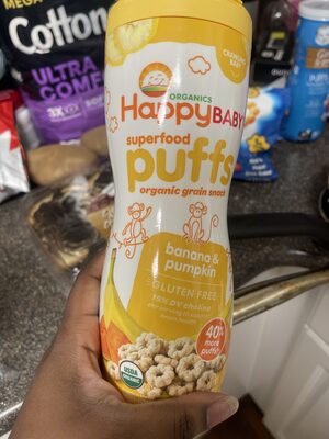 Superfood Puffs, Baby Food, Banana & Pumpkin