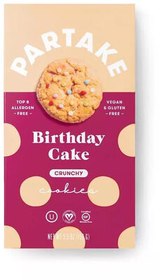 Crunchy Birthday Cake Cookies