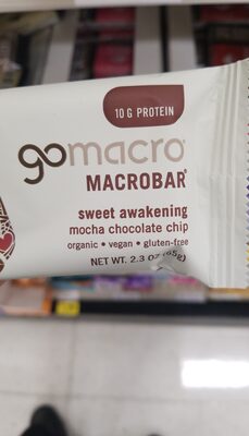 Organic Macrobar Mocha Chocolate Chip